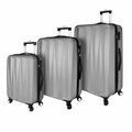 Elite Luggage Verdugo Hardside 3 Piece Spinner Luggage Set, Grey, 3PK EL09078G